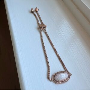 Kendra Scott Rose Gold Adjustable Chain Bracelet